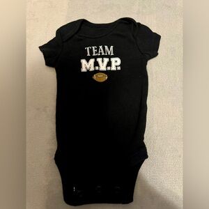 Carter’s newborn football onesie